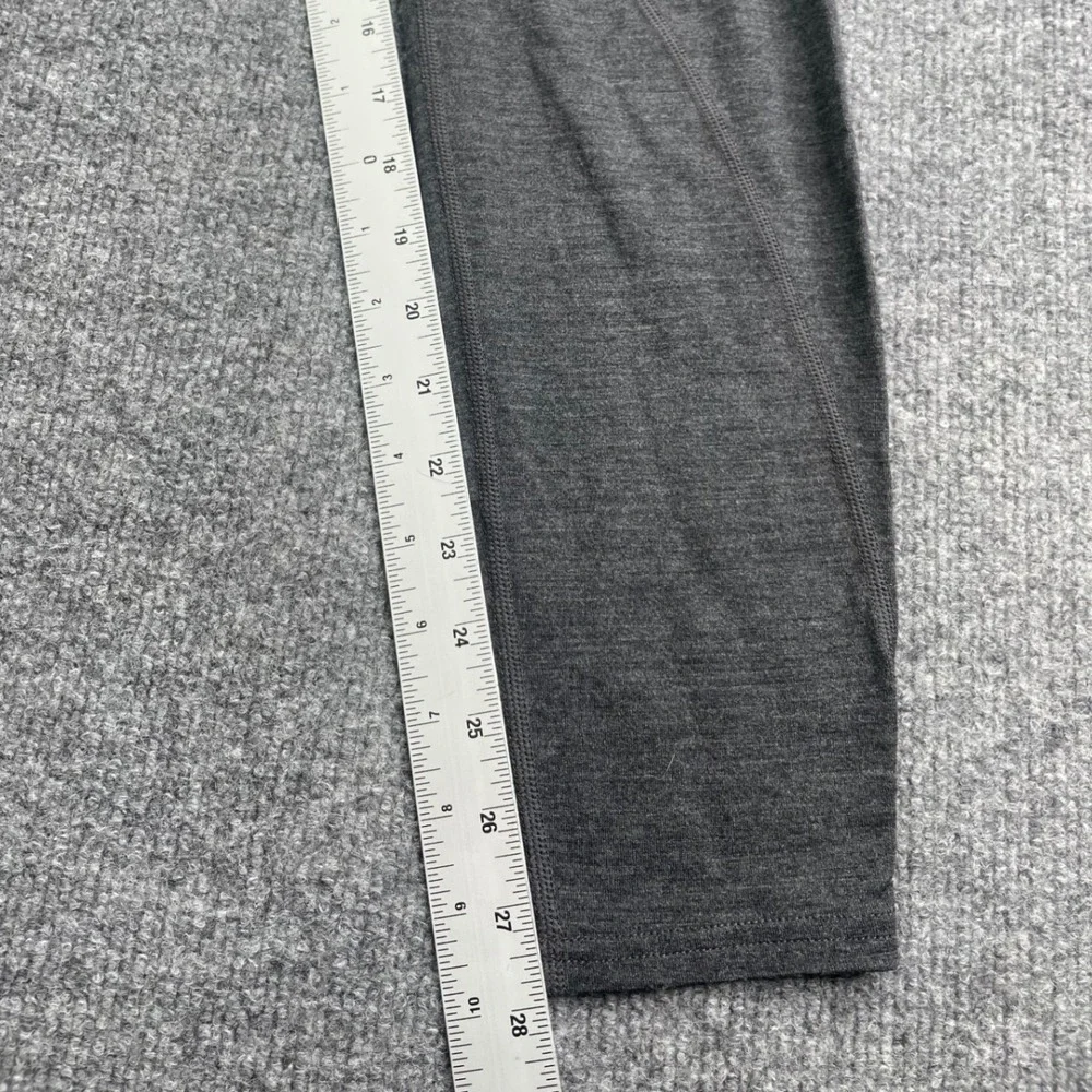 Icebreaker Bodyfit Zone Leggings Mens L Gray Merino Wool Base Layer